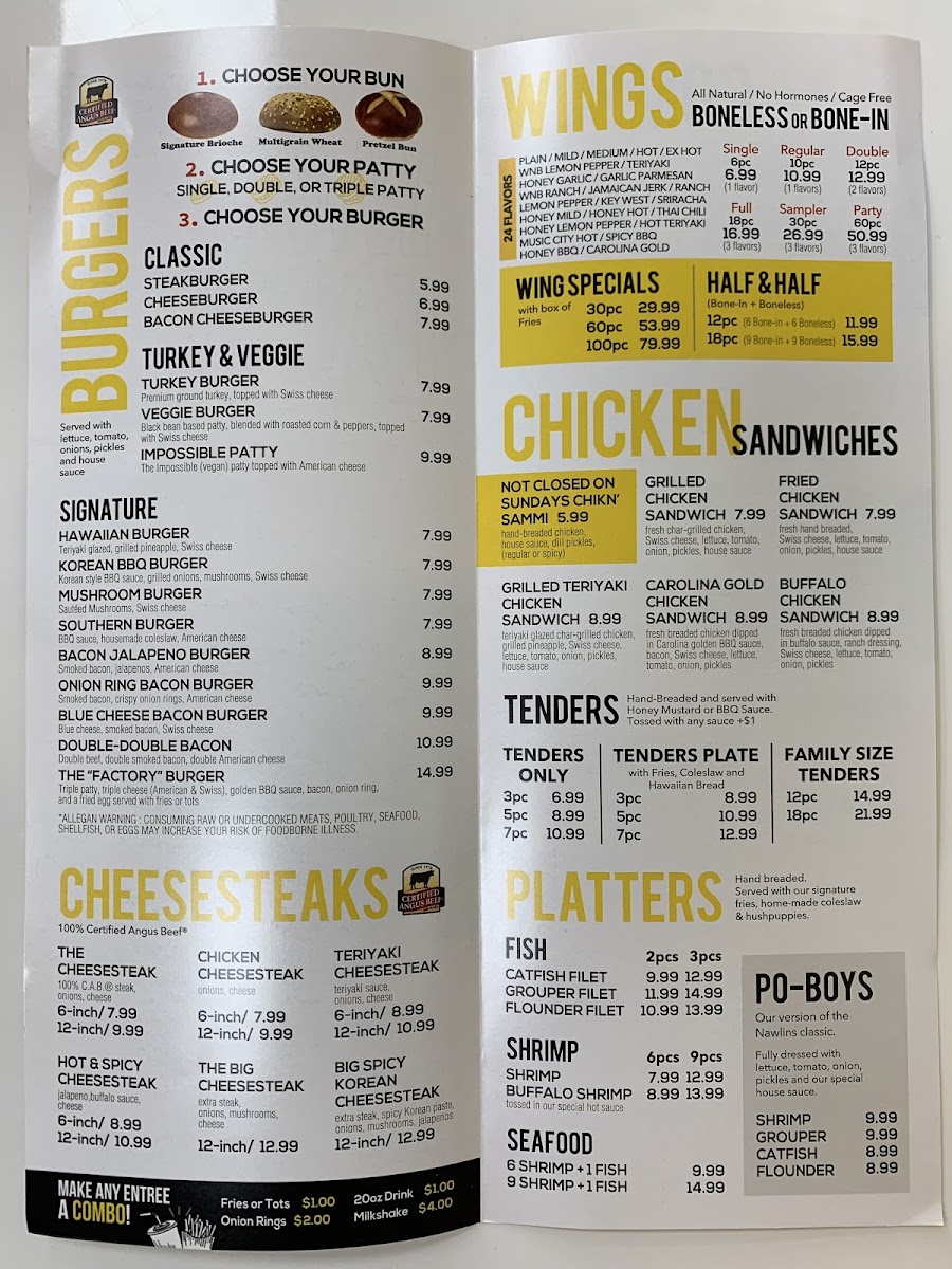 Wnb Factory - Wings & Burger Menu-3