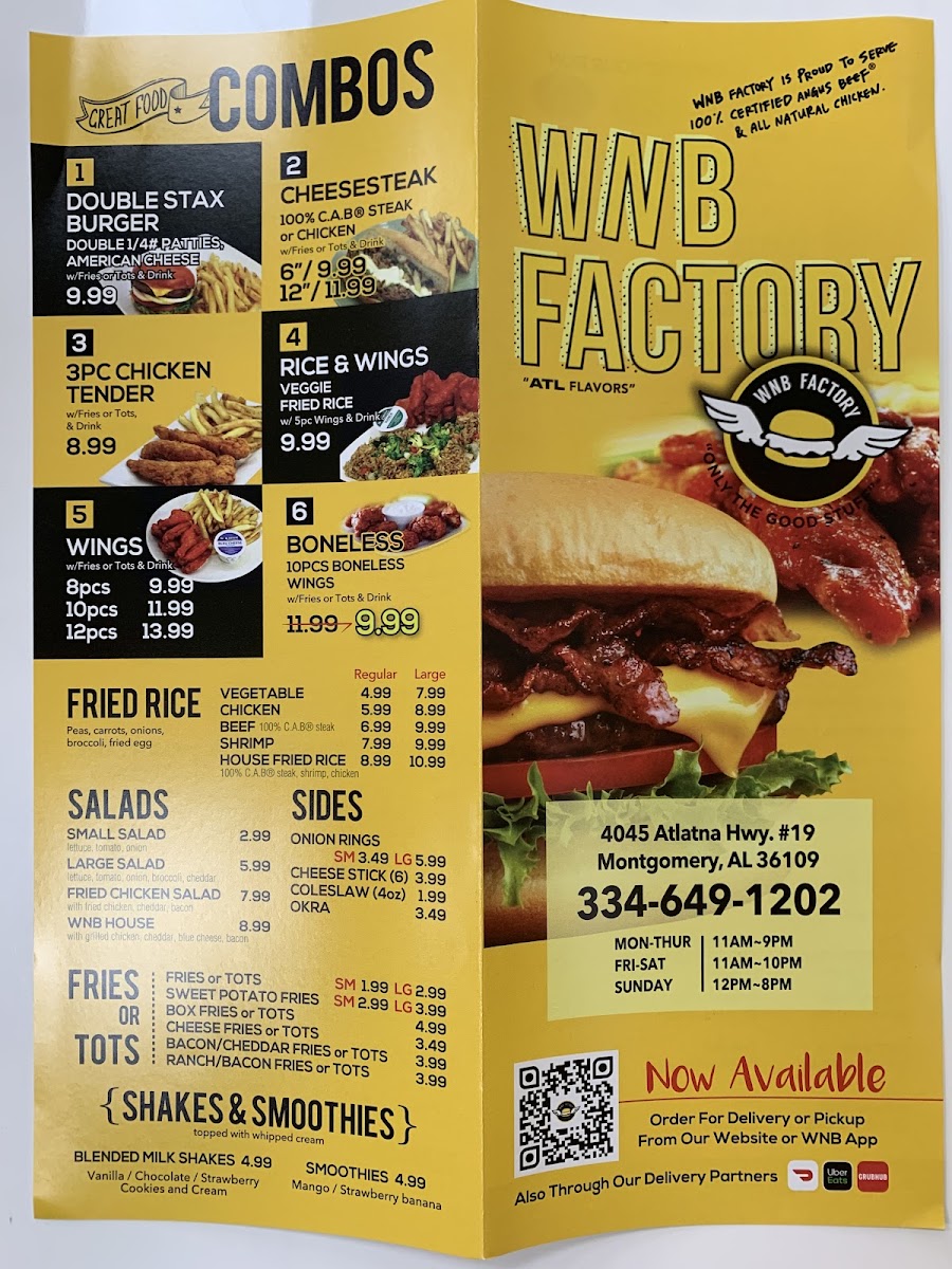 Wnb Factory - Wings & Burger Menu-5