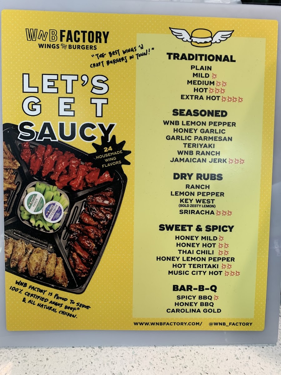 Wnb Factory - Wings & Burger Menu-7